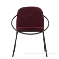 modern design living room upholstery metal legs chair